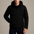 Waterproof Men's Puffer Jacket - Warm Hooded Winter Coat