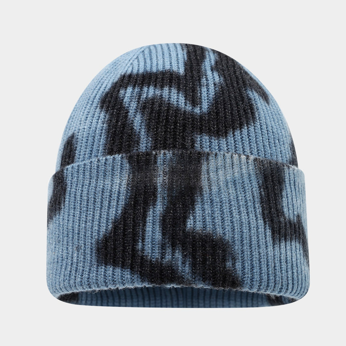 Tie-Dye Knit Beanie: Boho Winter Hat for Cozy Style