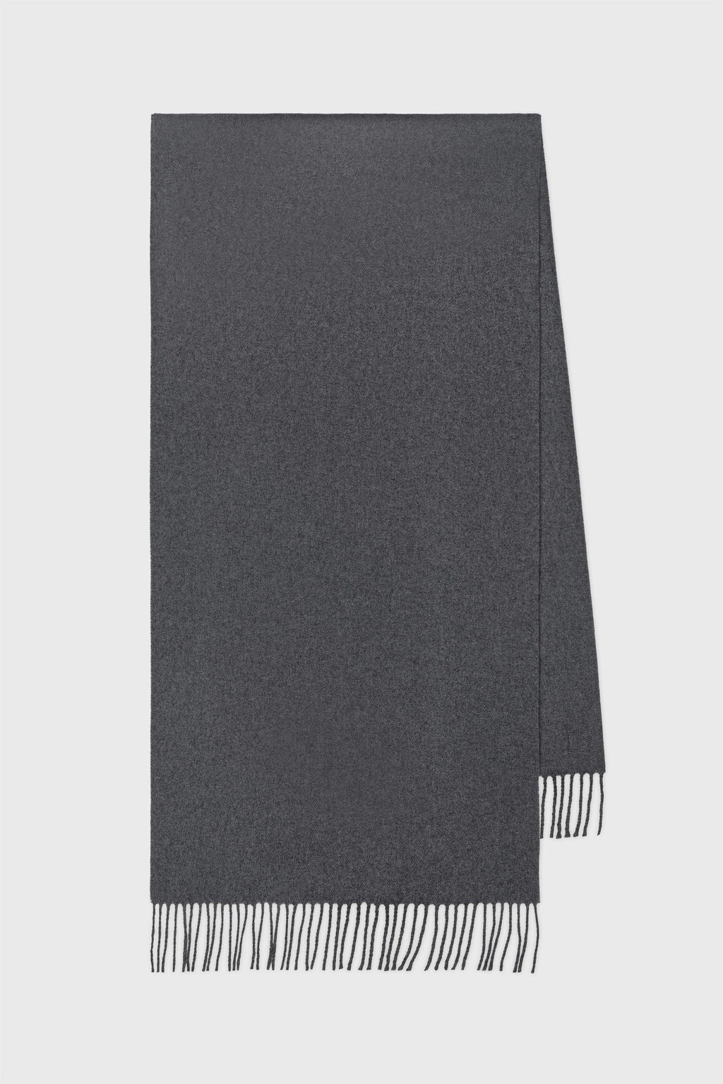 Woven Scarf Medium Grey