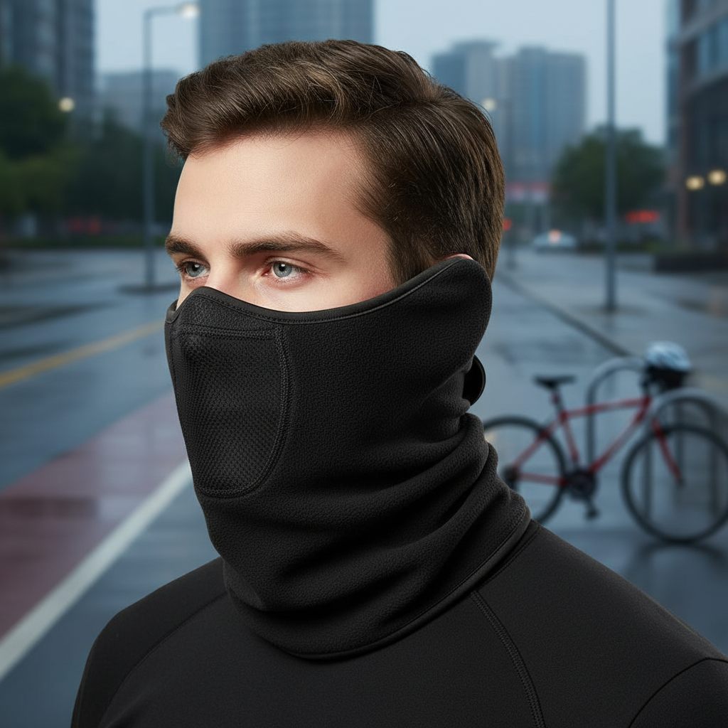 Warm Fleece Neck Face Mask - ThermaShield