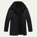 Warm Mens Faux Fur Parka Coat