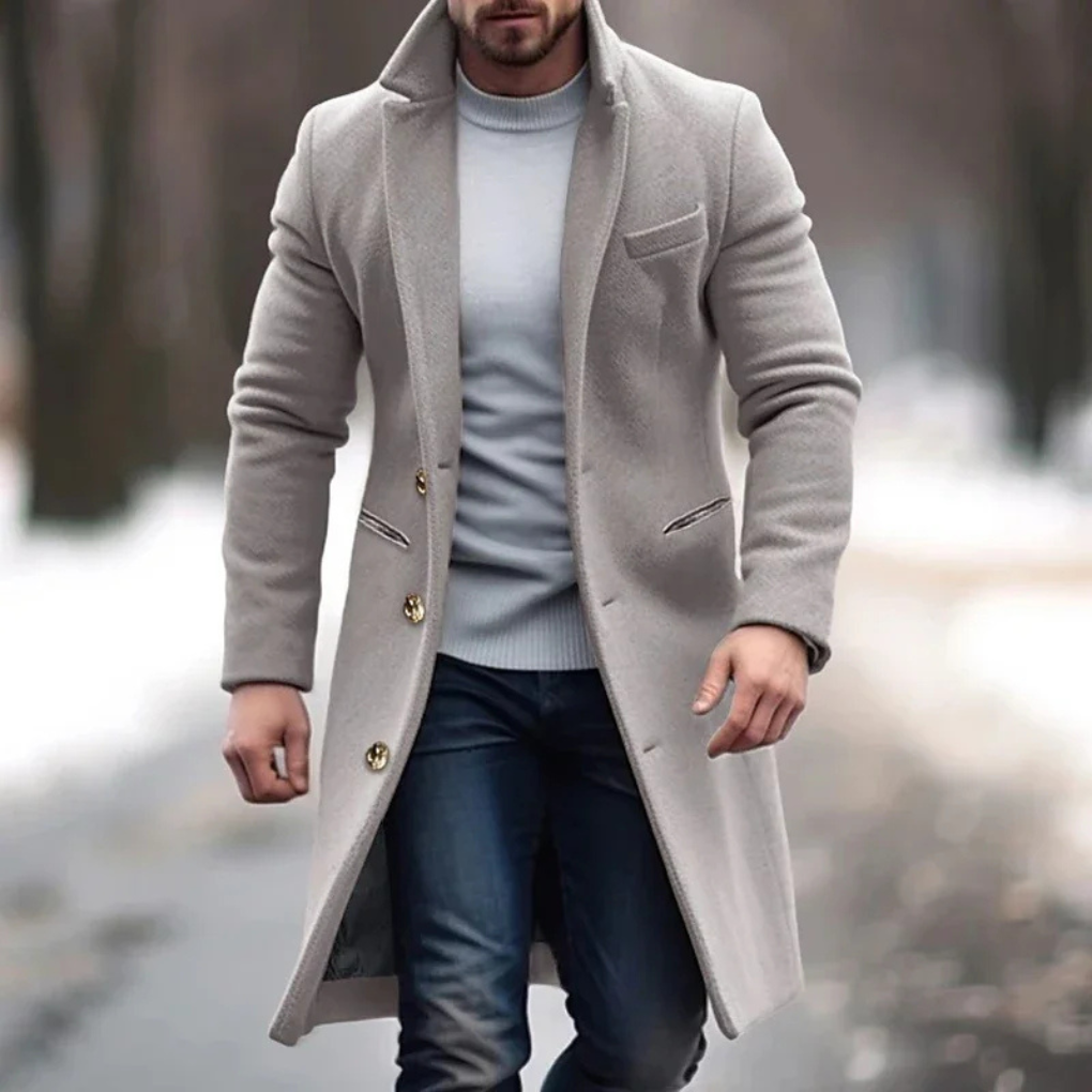 Warm Winter Coat for Men - Stylish Outerwear