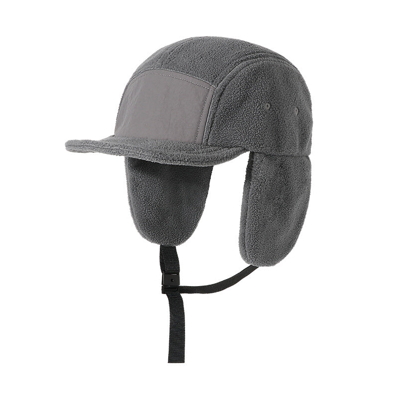 Warm Fleece Baseball Cap with Ear Protection