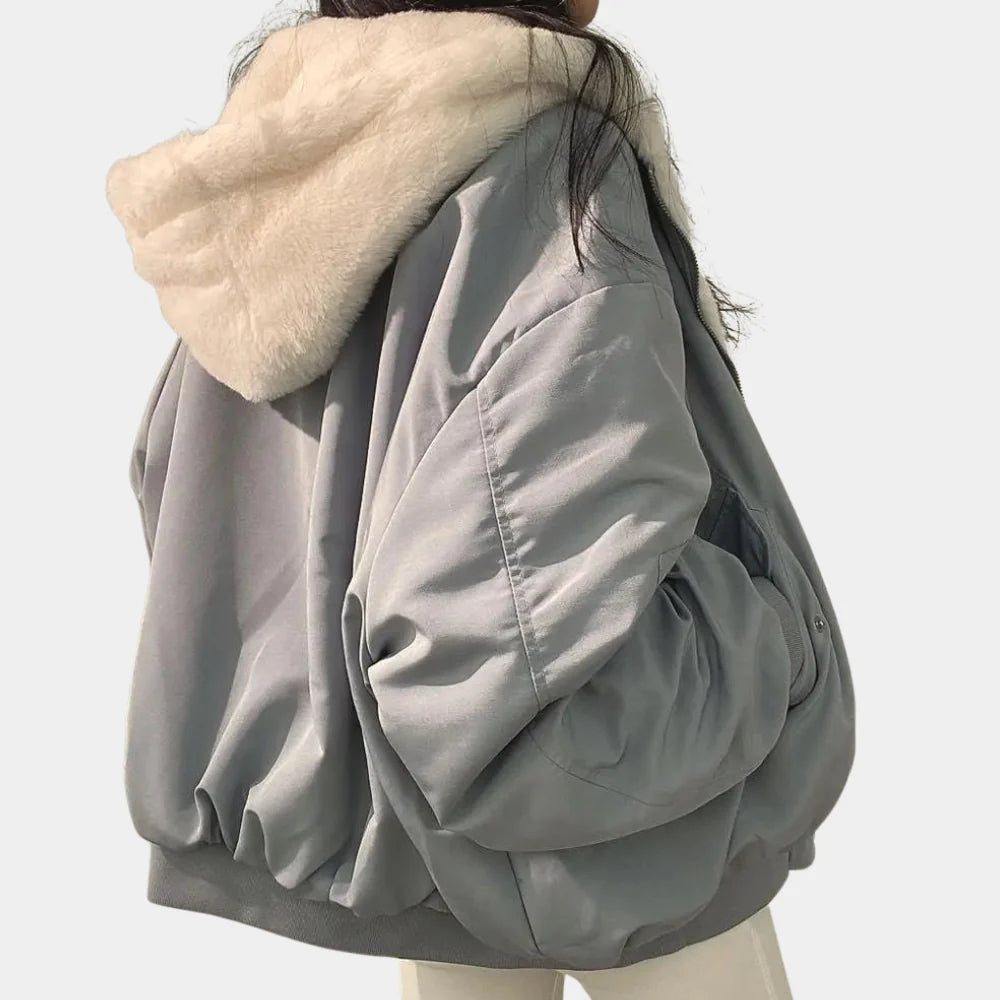 Warm Waterproof Parka Coat for Women with Hood