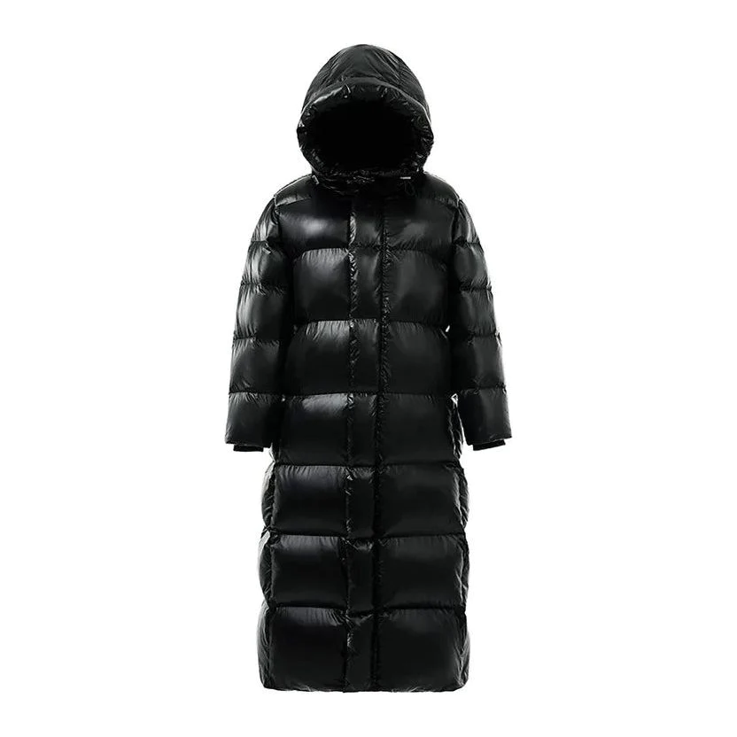 Warm Padded Down Jacket for Women - Hooded Coat