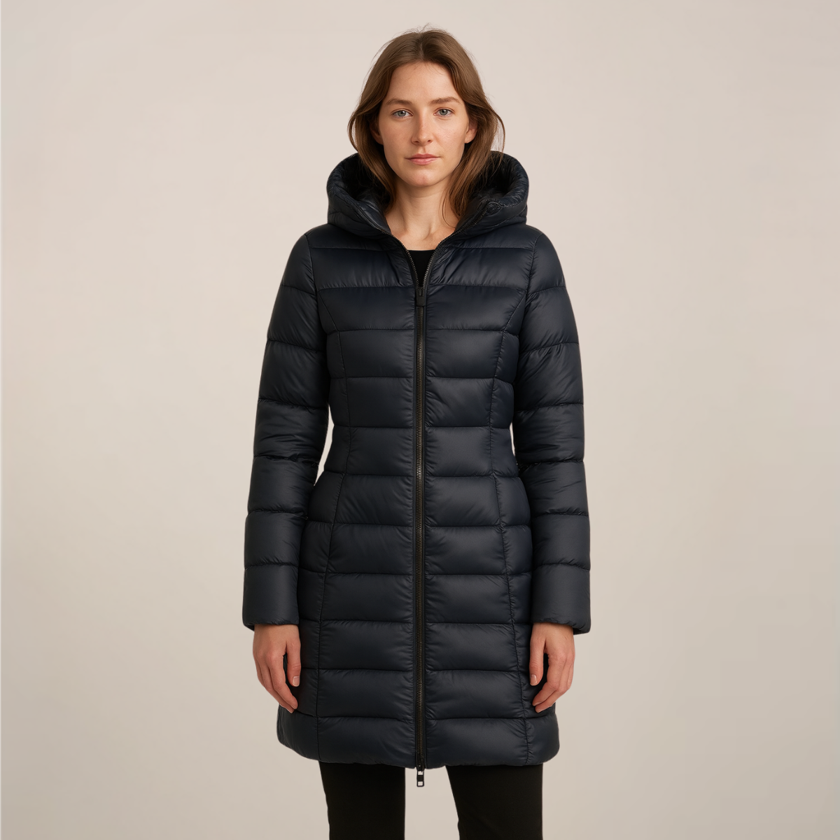 Warm Waterproof Women's Puffer Coat for Winter