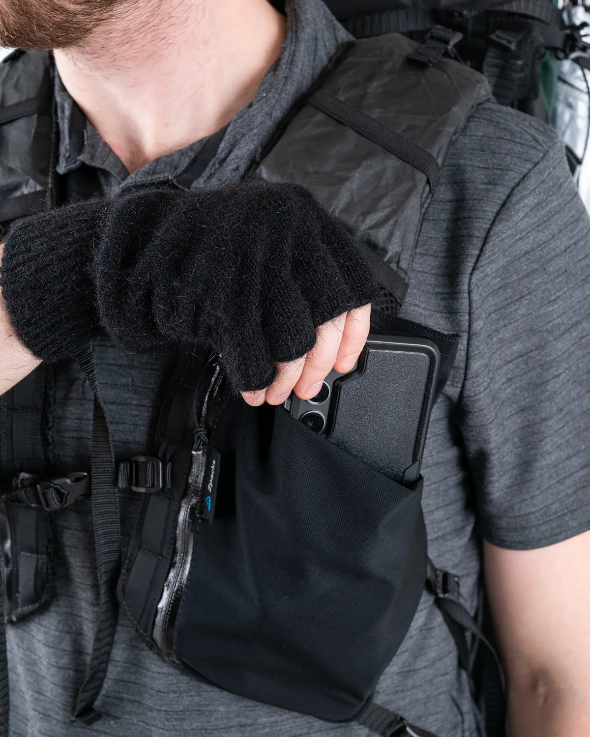 Fingerless Brushtail Possum Gloves
