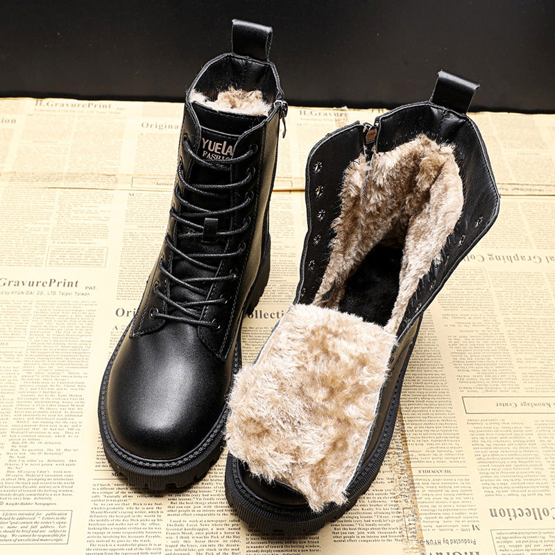 Warm Waterproof Men's Snow Boots