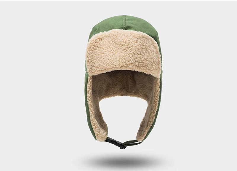 Warm Lei Feng Hat: Korean Style for Winter Riding