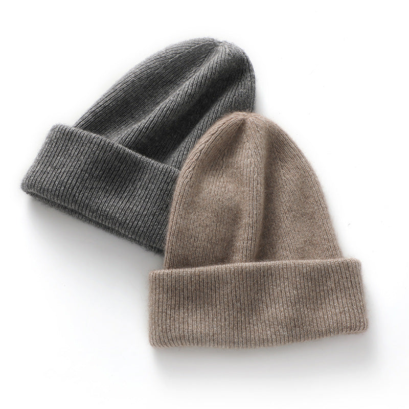 Cozy Cashmere Knit Beanie: Luxury Warm Winter Hat