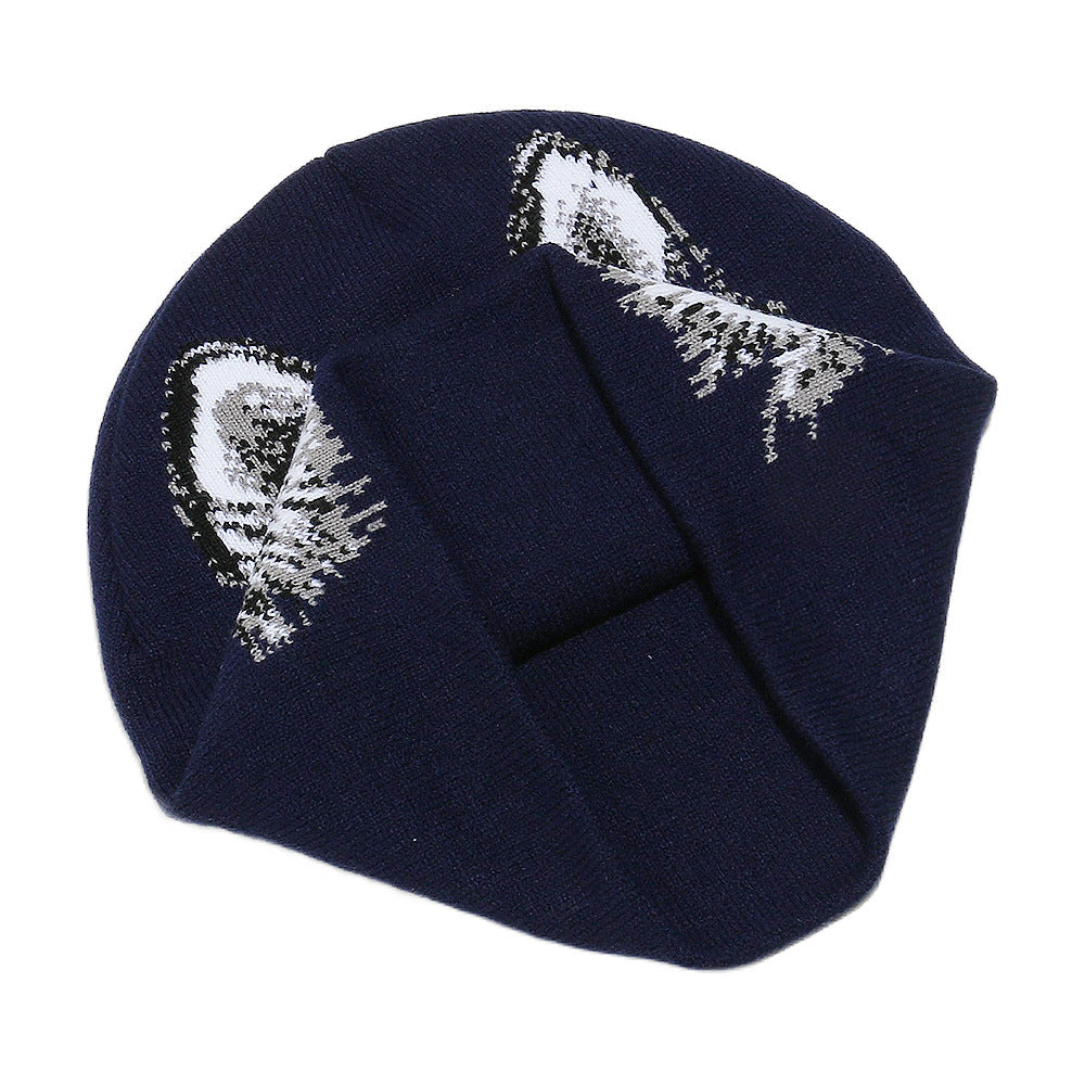 Wolf Knit Beanie: Cozy Fall & Winter Animal Hat