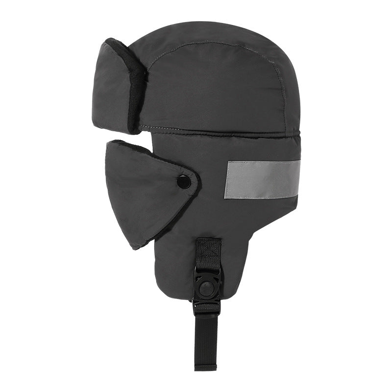 Reflective Winter Lei Feng Hat - Warm & Visible