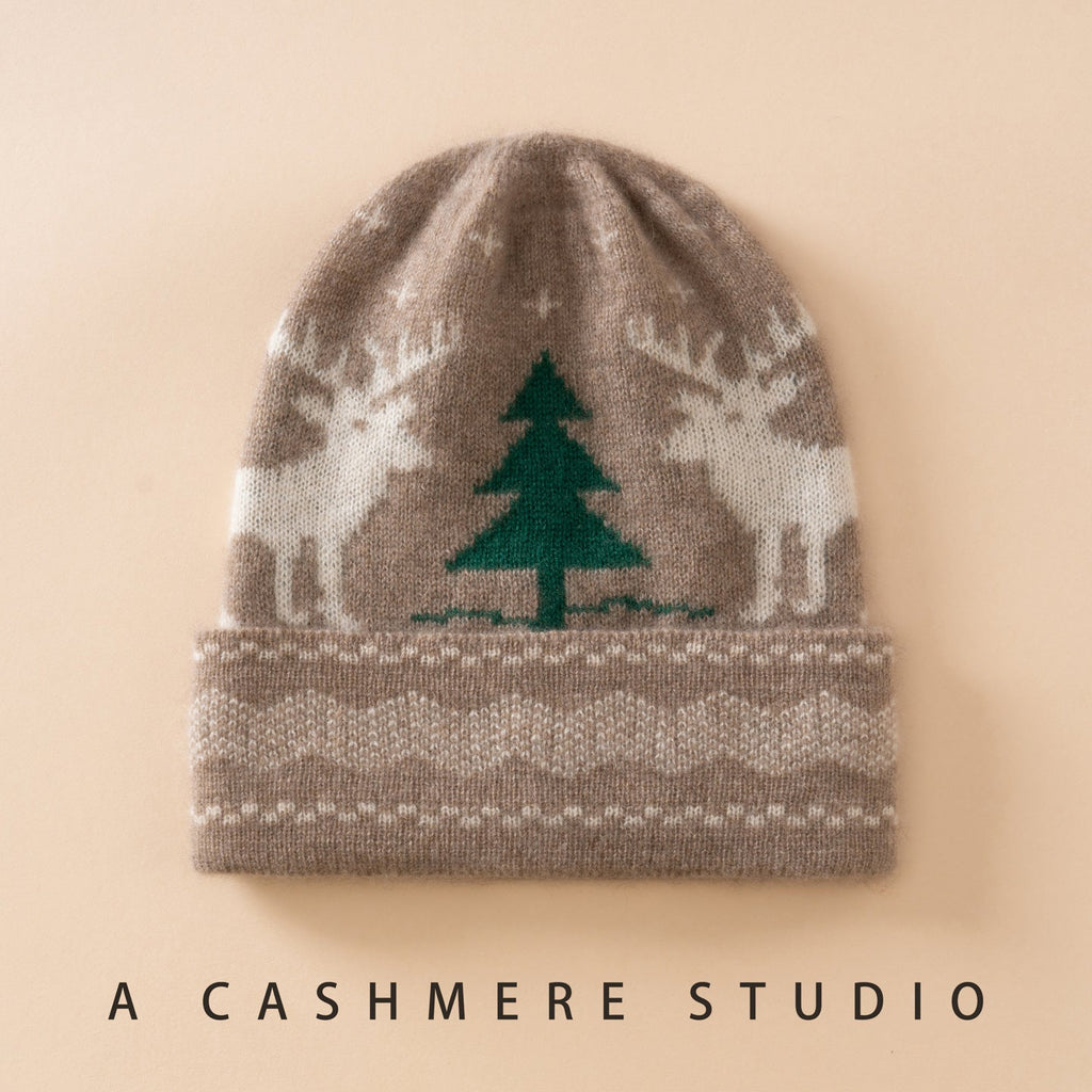 Pure Cashmere Kids Christmas Beanie