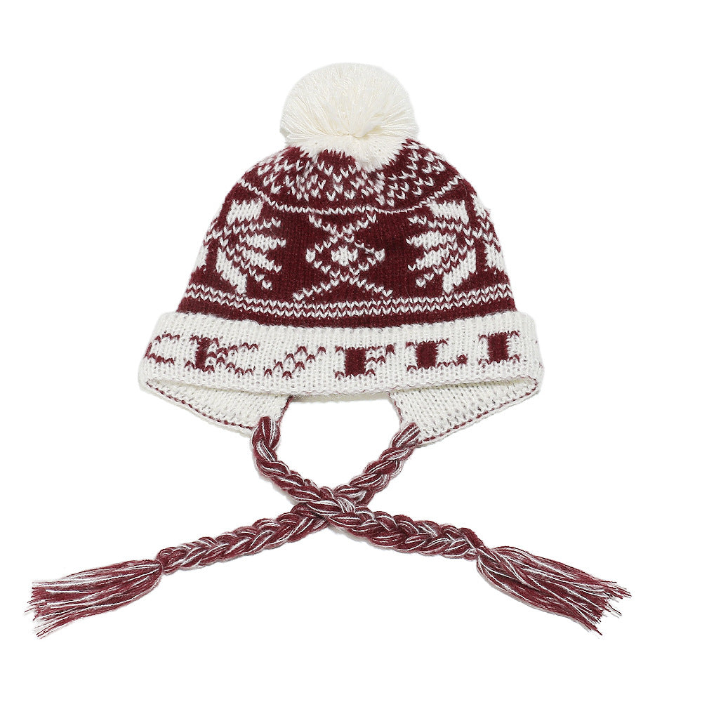 Fair Isle Ear Flap Beanie: Cozy Knit Winter Hat