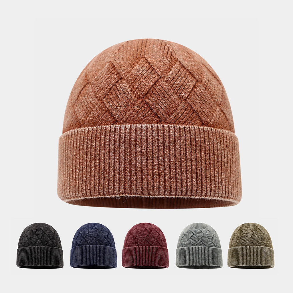 Warm Twist Knit Beanie - Cozy Unisex Winter Hat