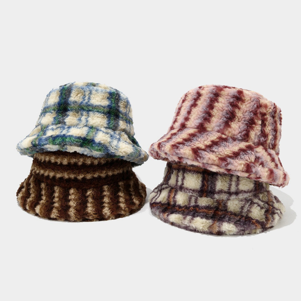 Cozy Plush Fisherman Hat - Warm Winter Fashion
