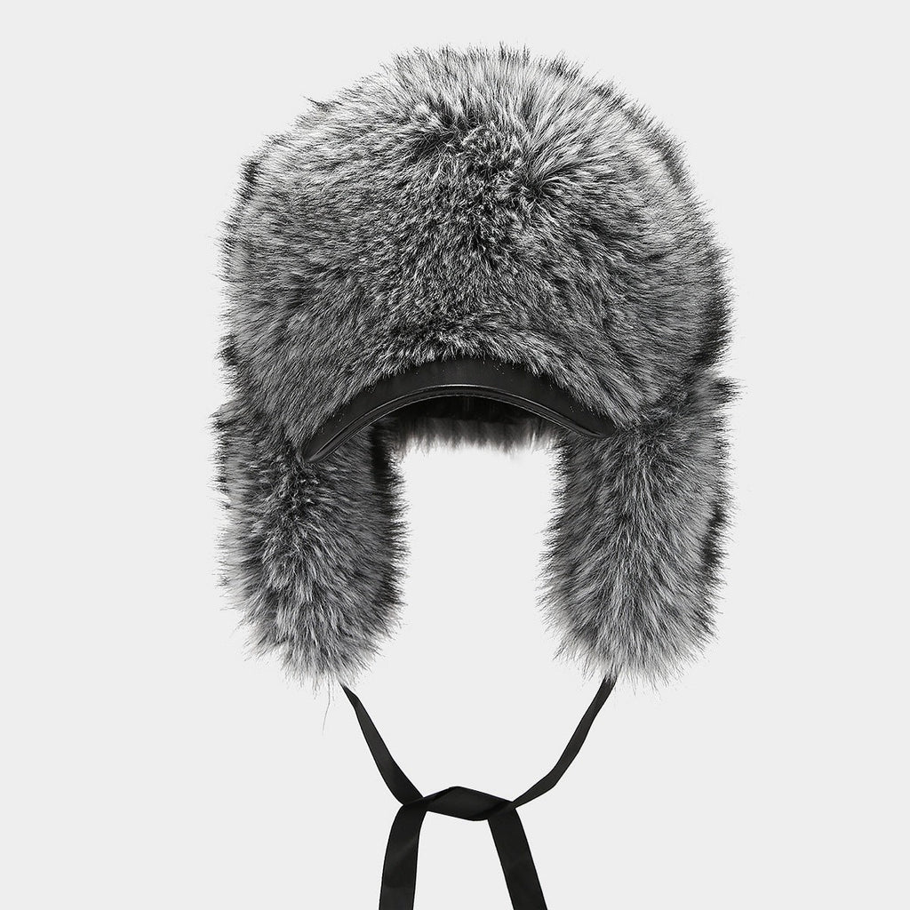 Luxury Leather Ushanka Hat - Women's Ski & Winter Style