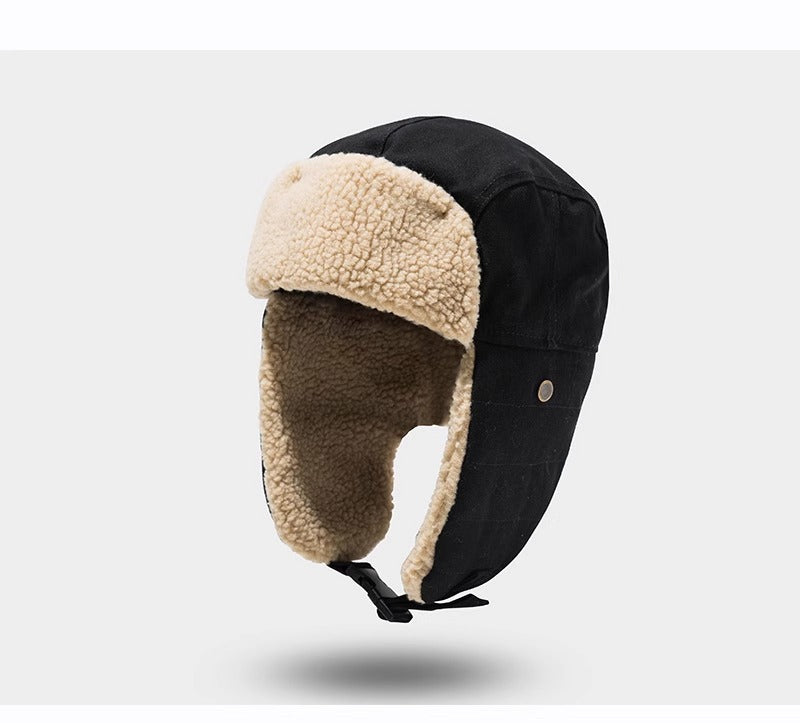 Warm Lei Feng Hat: Korean Style for Winter Riding