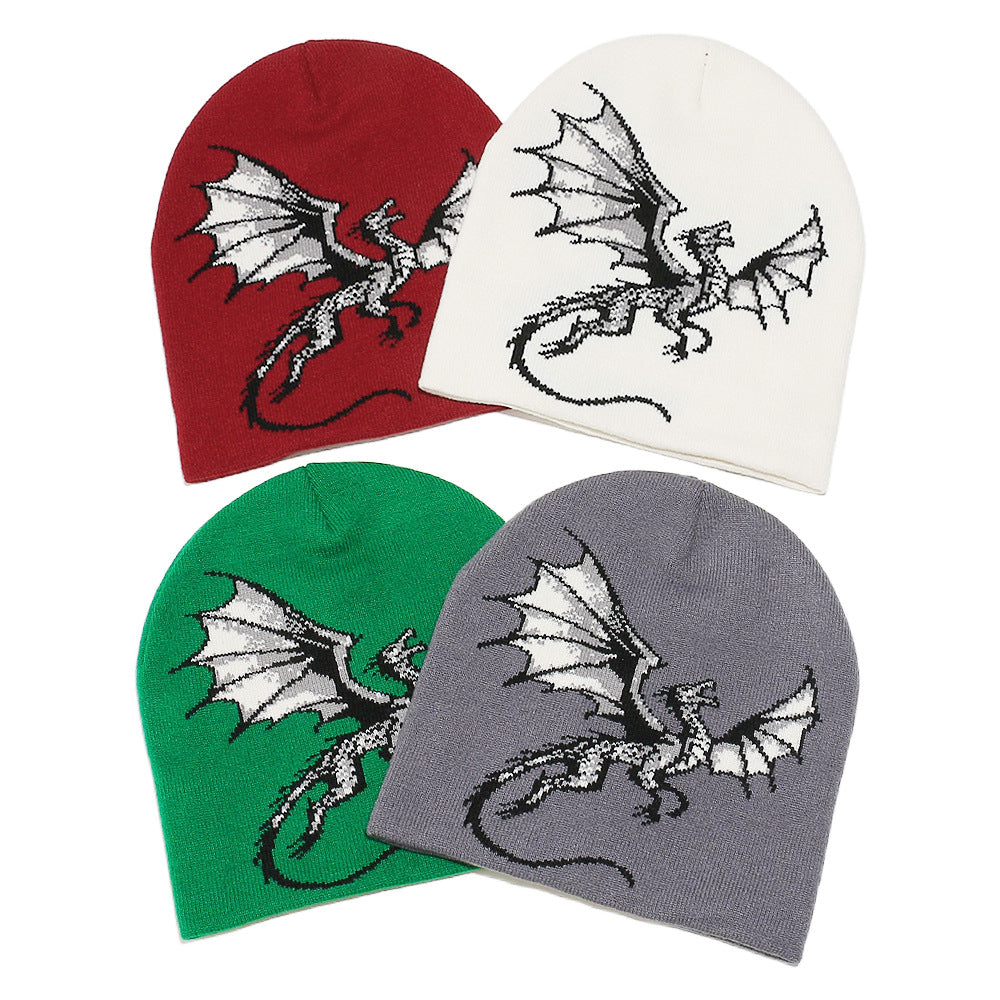 Cute Dinosaur Knit Hat - Cozy Winter Beanie