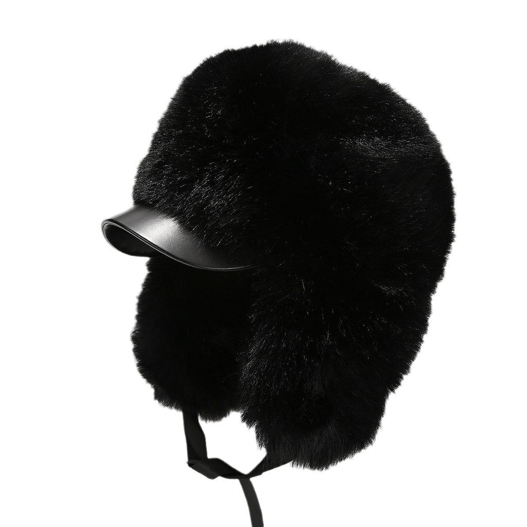 Luxury Leather Ushanka Hat - Women's Ski & Winter Style