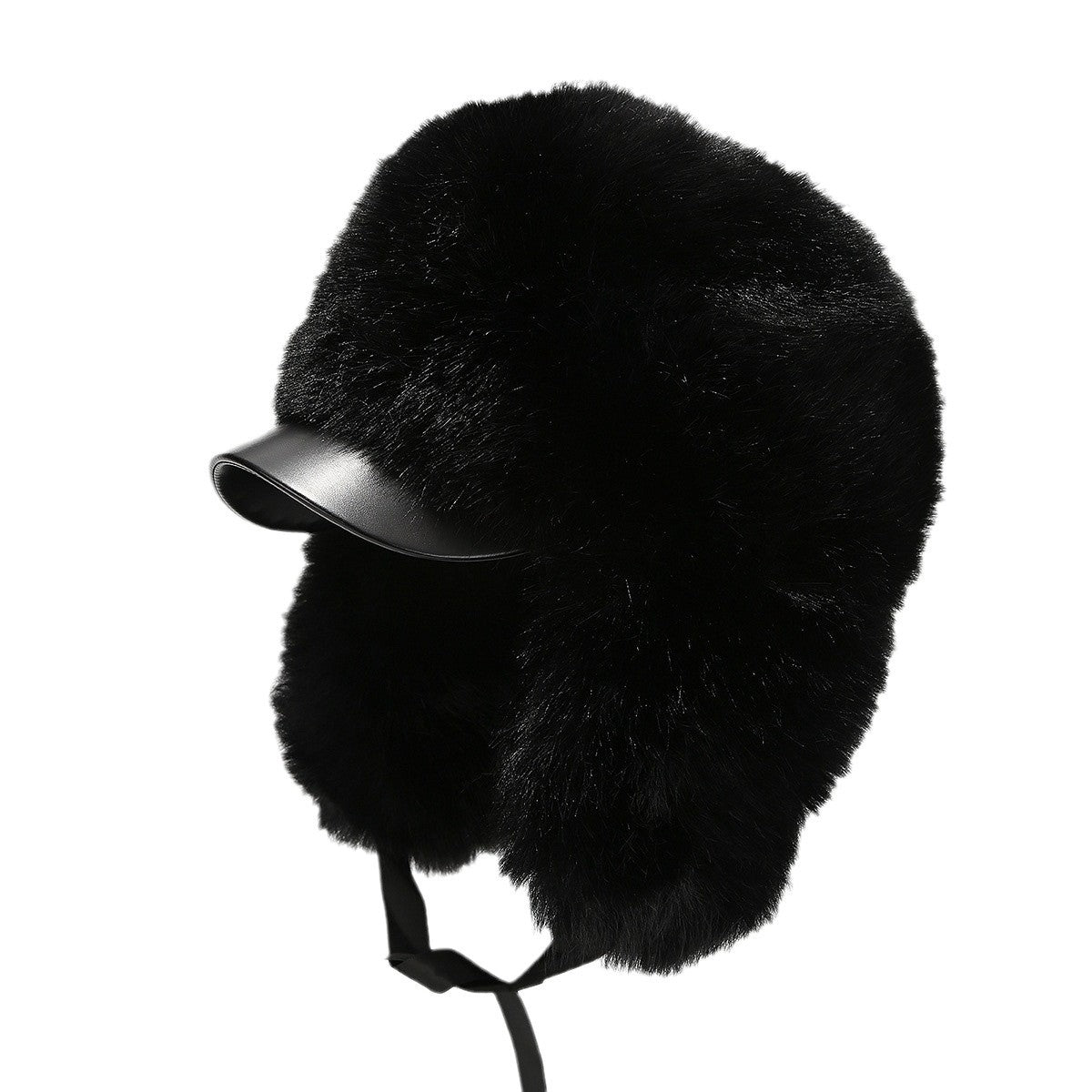 Luxury Leather Ushanka Hat - Women's Ski & Winter Style