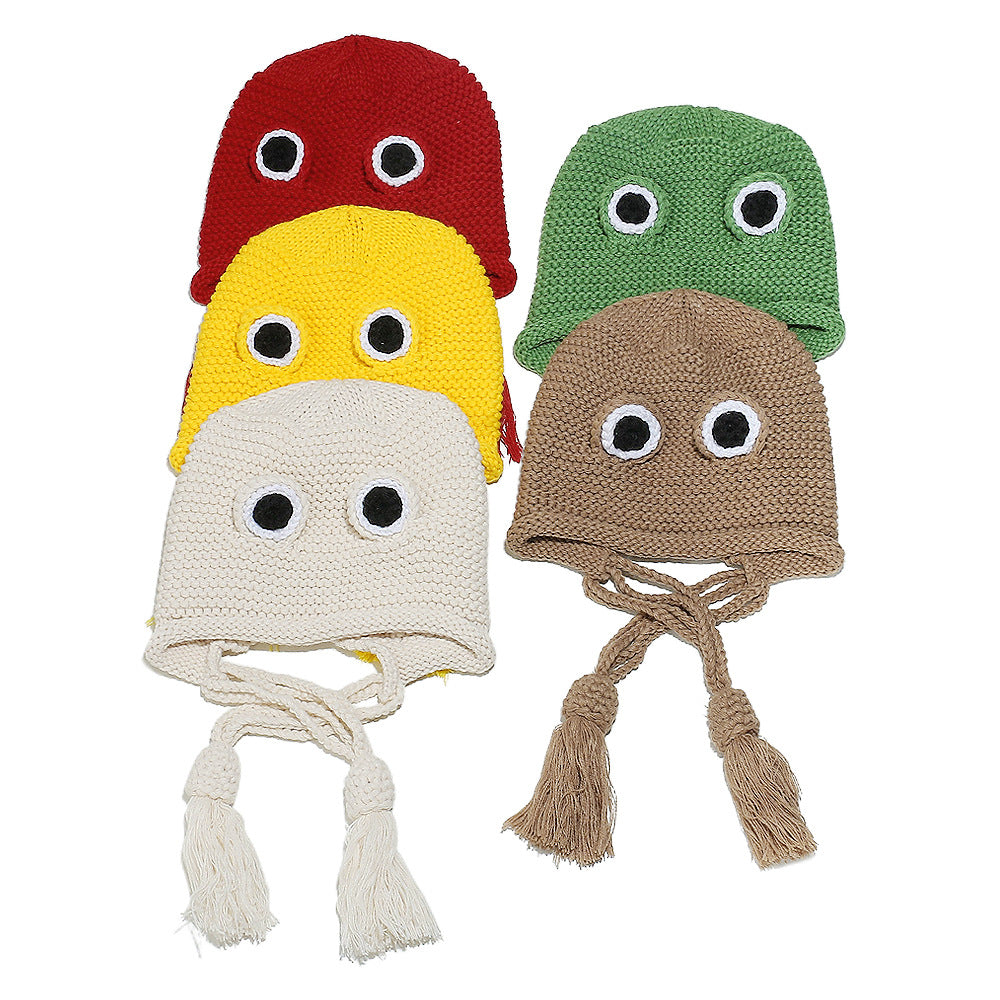 Cute Frog Earflap Beanie for Kids & Adults