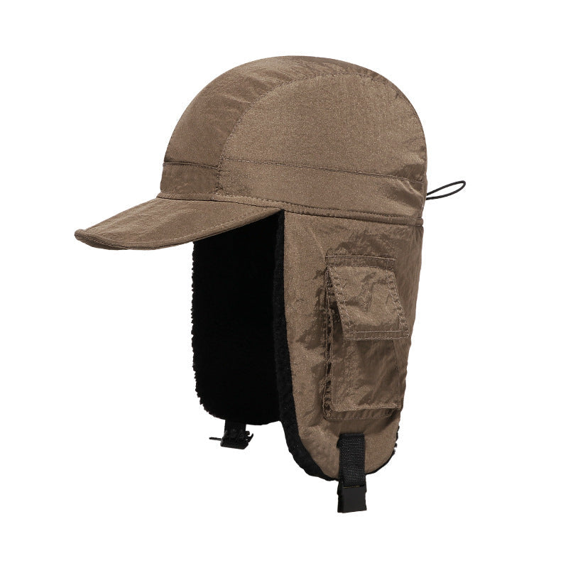 Warm Winter Baseball Cap with Ear Protection