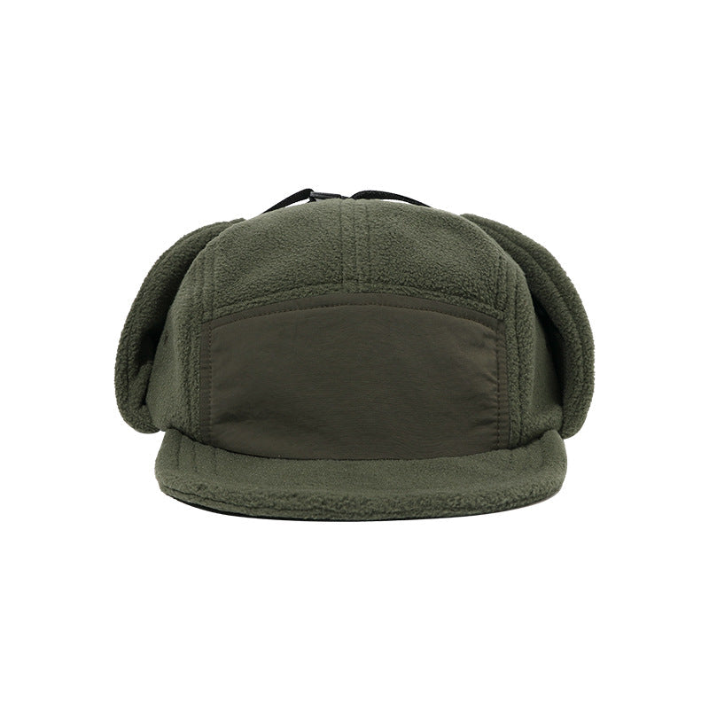 Warm Fleece Baseball Cap with Ear Protection