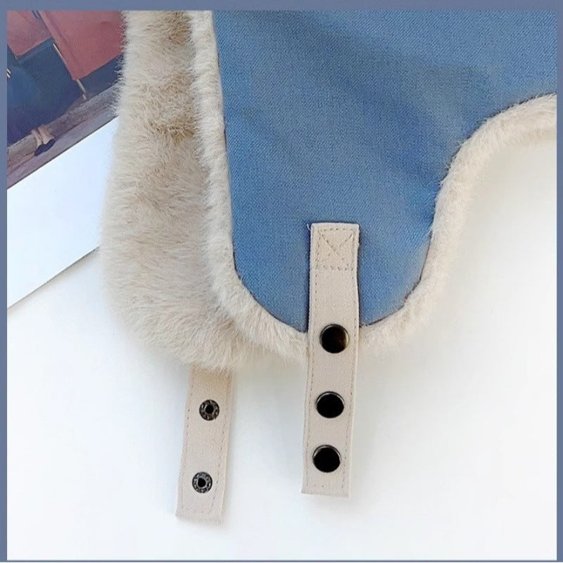 Warm Plush Lei Feng Hat - Korean Style Winter Ski Hat