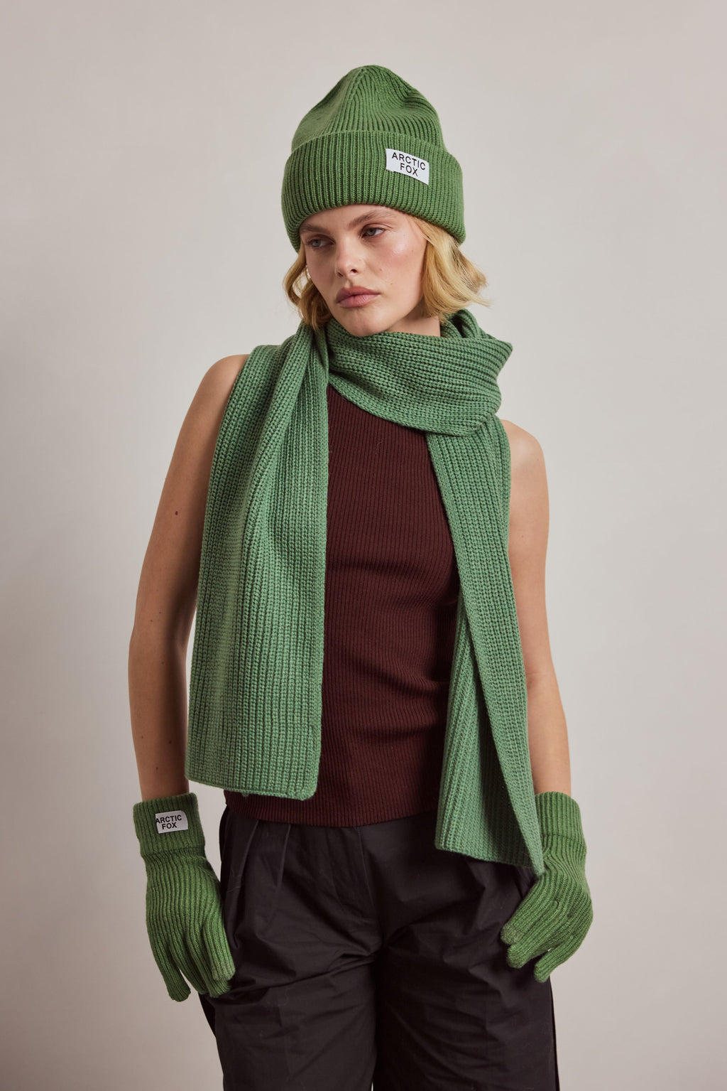 The Recycled Bottle Scarf - Forest Fern