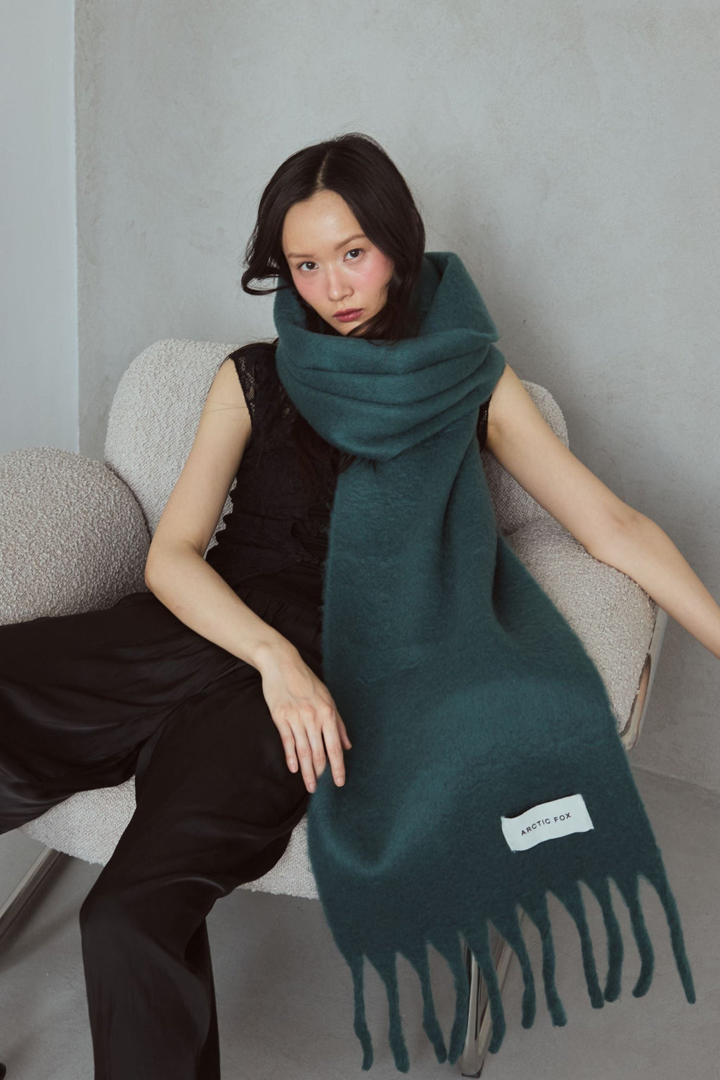 The Reykjavik Scarf - Forest Teal