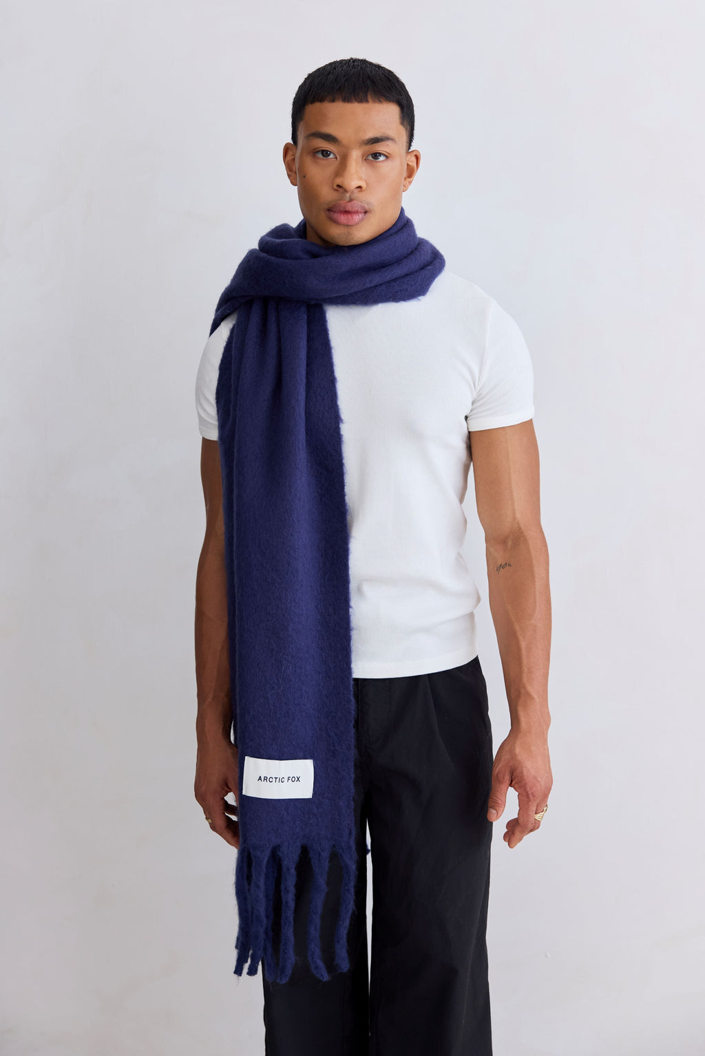 The Reykjavik Scarf - Midnight Blue