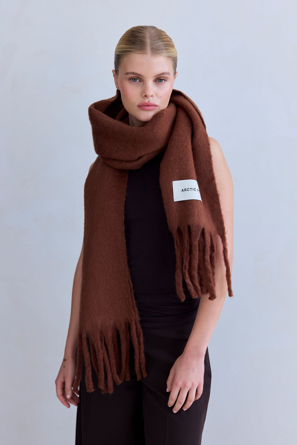 The Stockholm Scarf - Sepia Brown