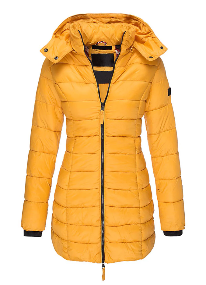 Women's Slim Fit Waterproof Parka Jacket