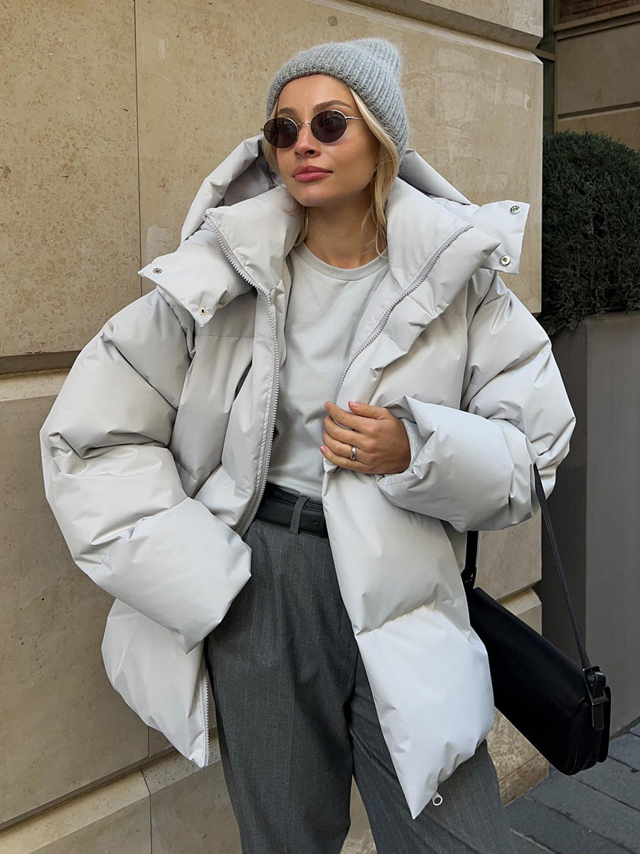 Warm Waterproof Ladies Parka Coat with Hood
