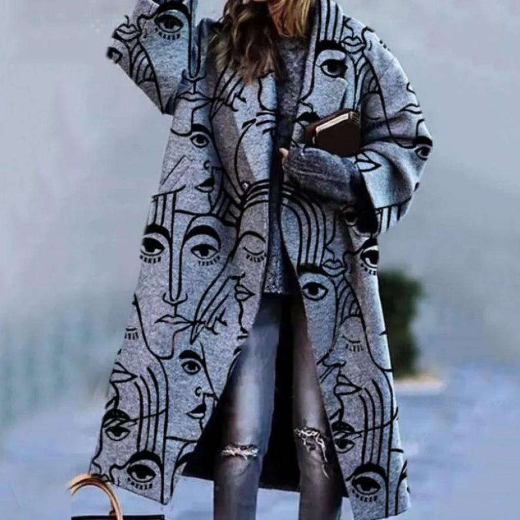 Cozy Winter Long Coat – Thermal Outerwear for Cold Days
