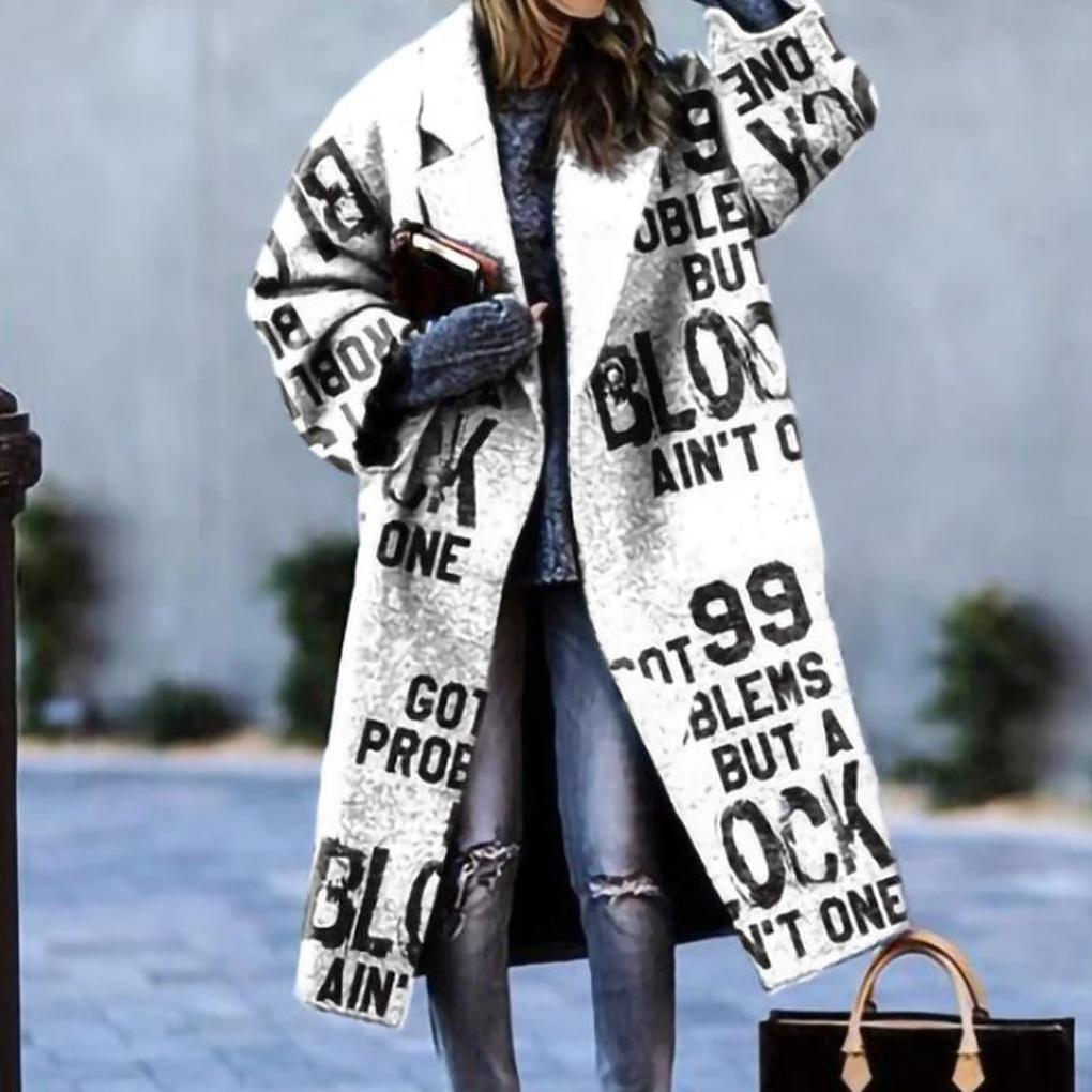 Cozy Winter Long Coat – Thermal Outerwear for Cold Days