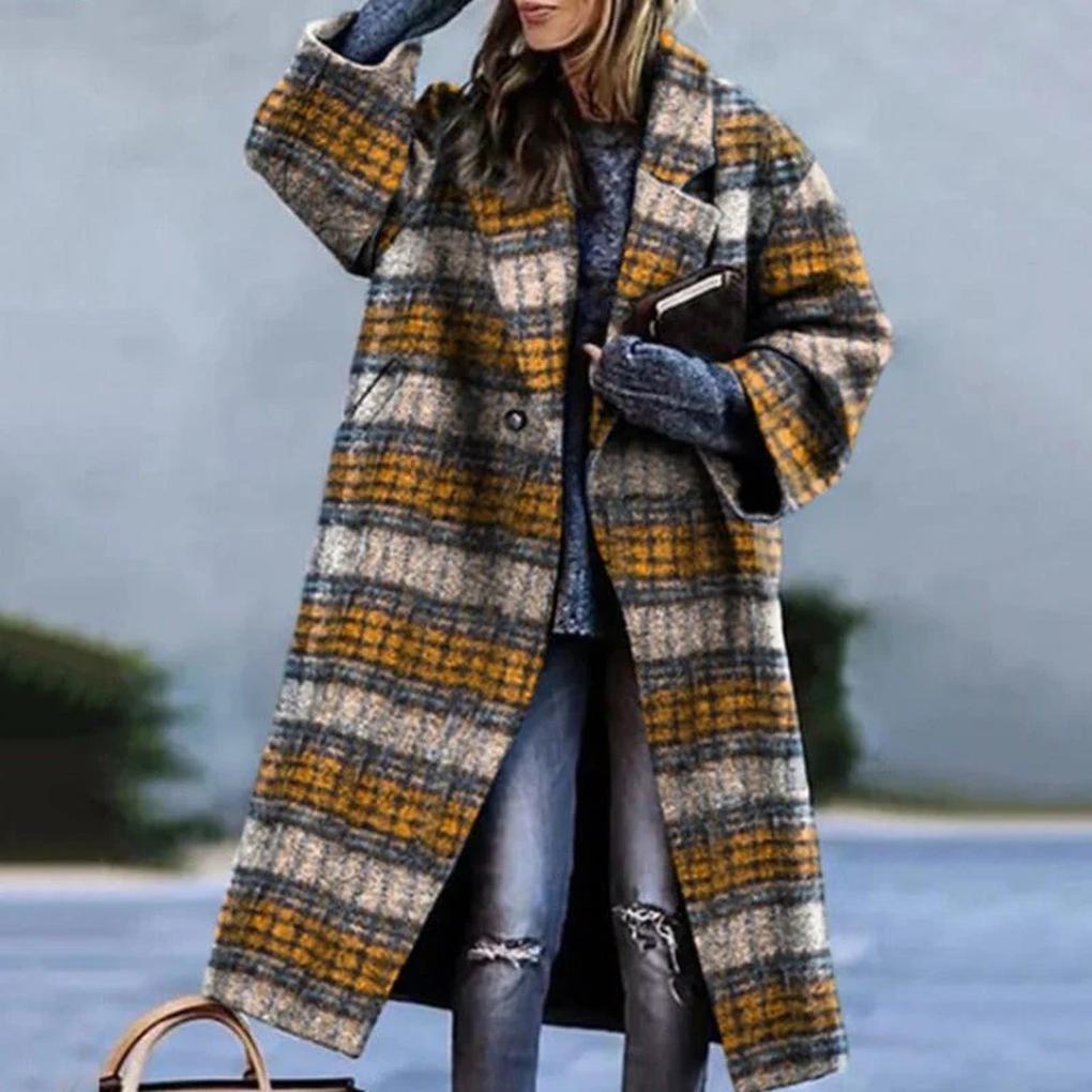 Cozy Winter Long Coat – Thermal Outerwear for Cold Days