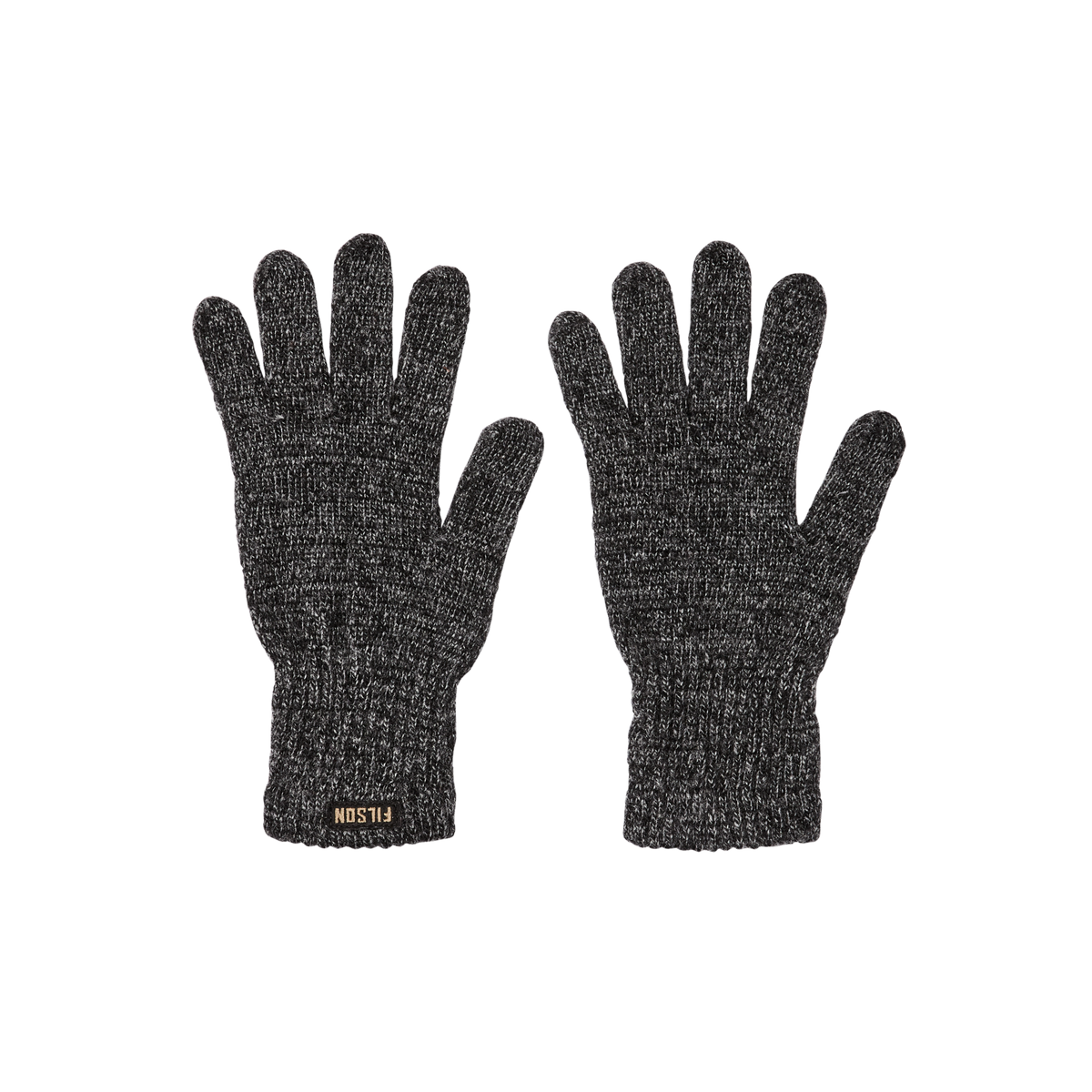 Full Finger Knit Gloves  - Charcoal