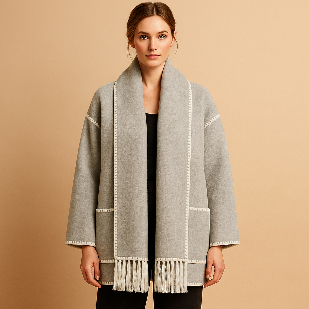 Warm Women's Parka Coat with Belt