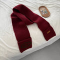 Knitted Scarf with Pockets