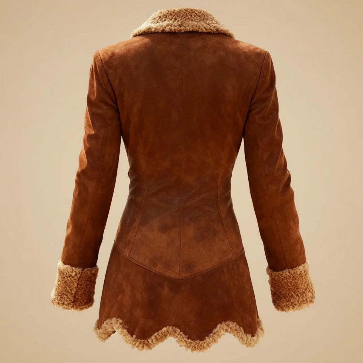 Luxury Faux Fur Lined Winter Coat for Women