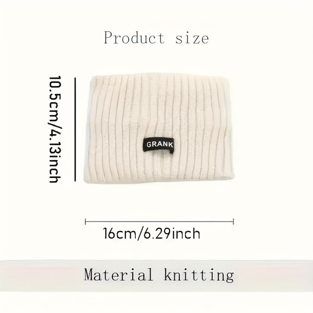 Two-Pair Navy Blue and Purple Fingerless Knit Hand Warmer Set with Heart, Paw and Ribbed-Cuff Details