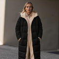 Women's Cozy Quilted Coat – Soft Fleece Lining – Warm Winter Jacket
