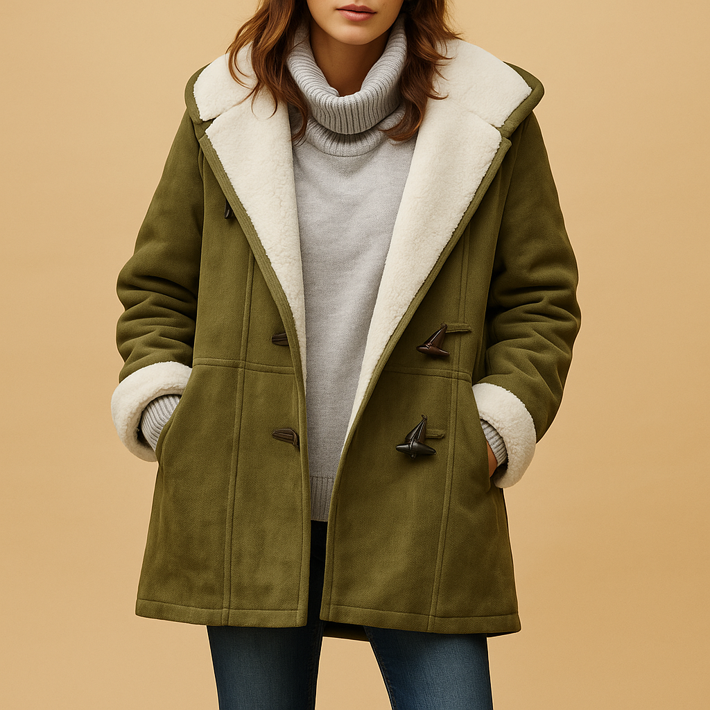 Warm Waterproof Parka Coat for Ladies