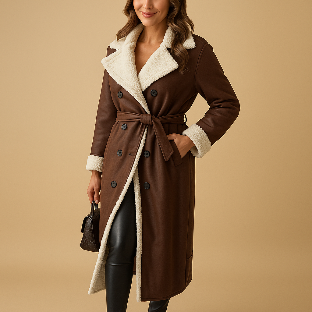 Warm Quilted Parka Coat for Women