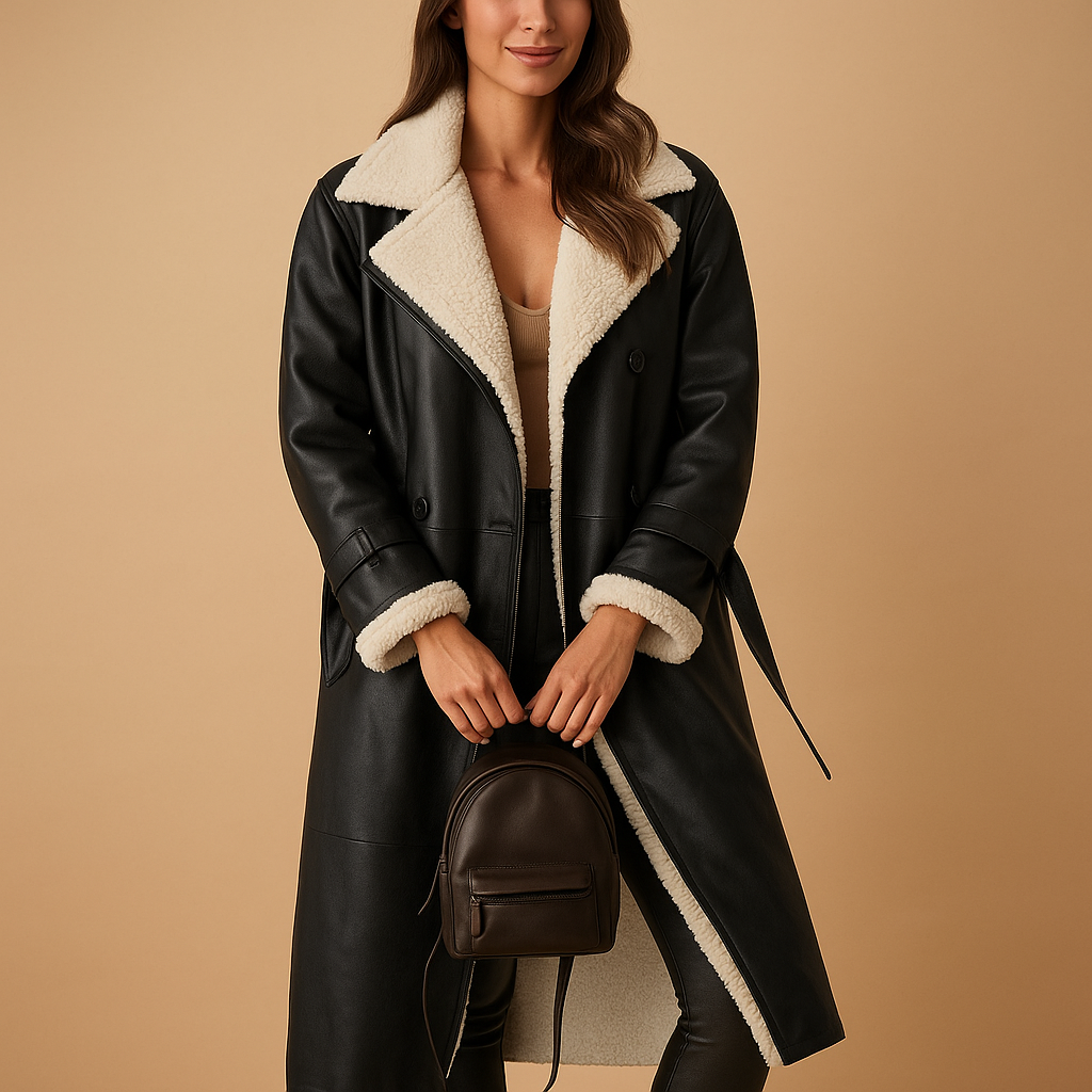Warm Quilted Parka Coat for Women
