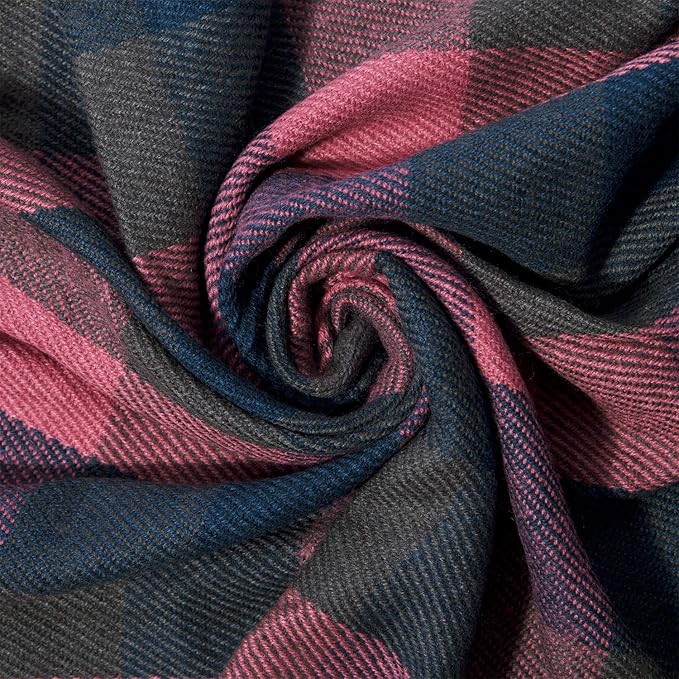 Soft Plaid Warm Winter Scarf