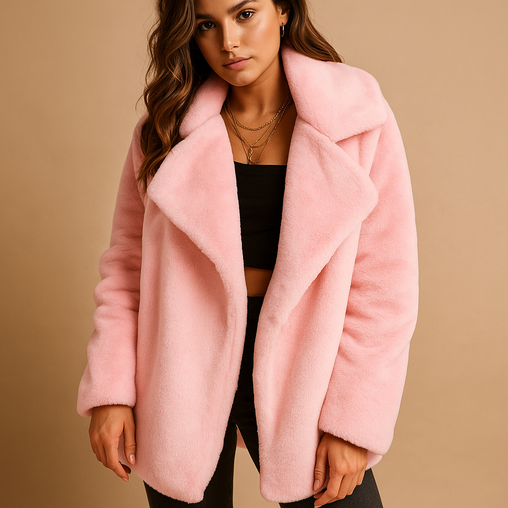 Plush winter coat for women | Elena