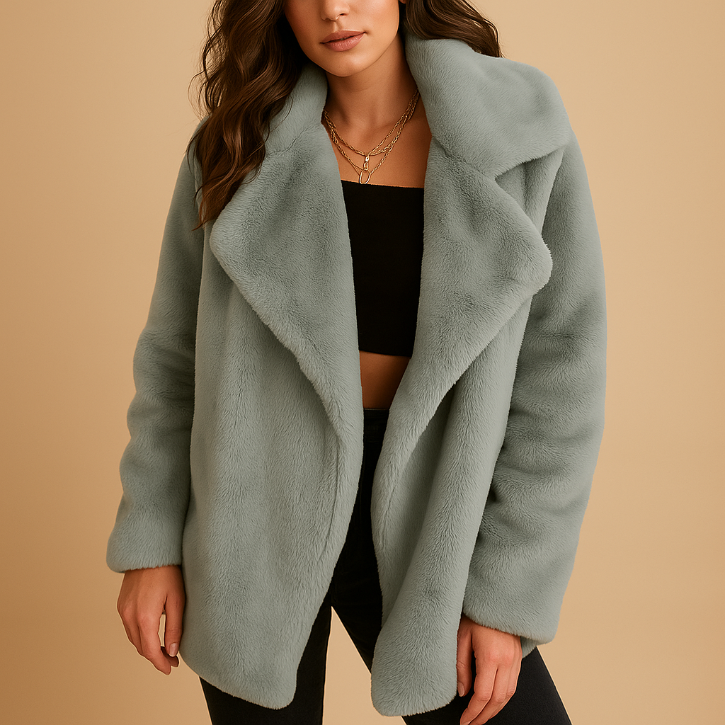 Plush winter coat for women | Elena